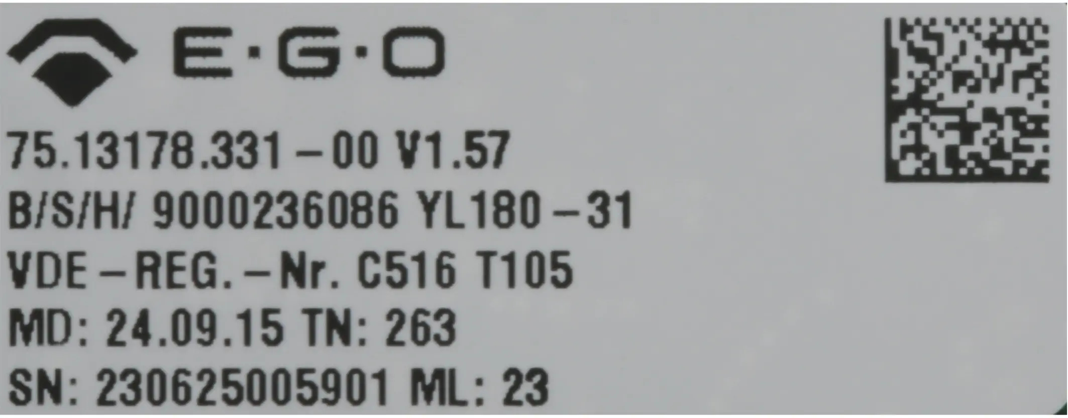 Bedienmodul 00673675