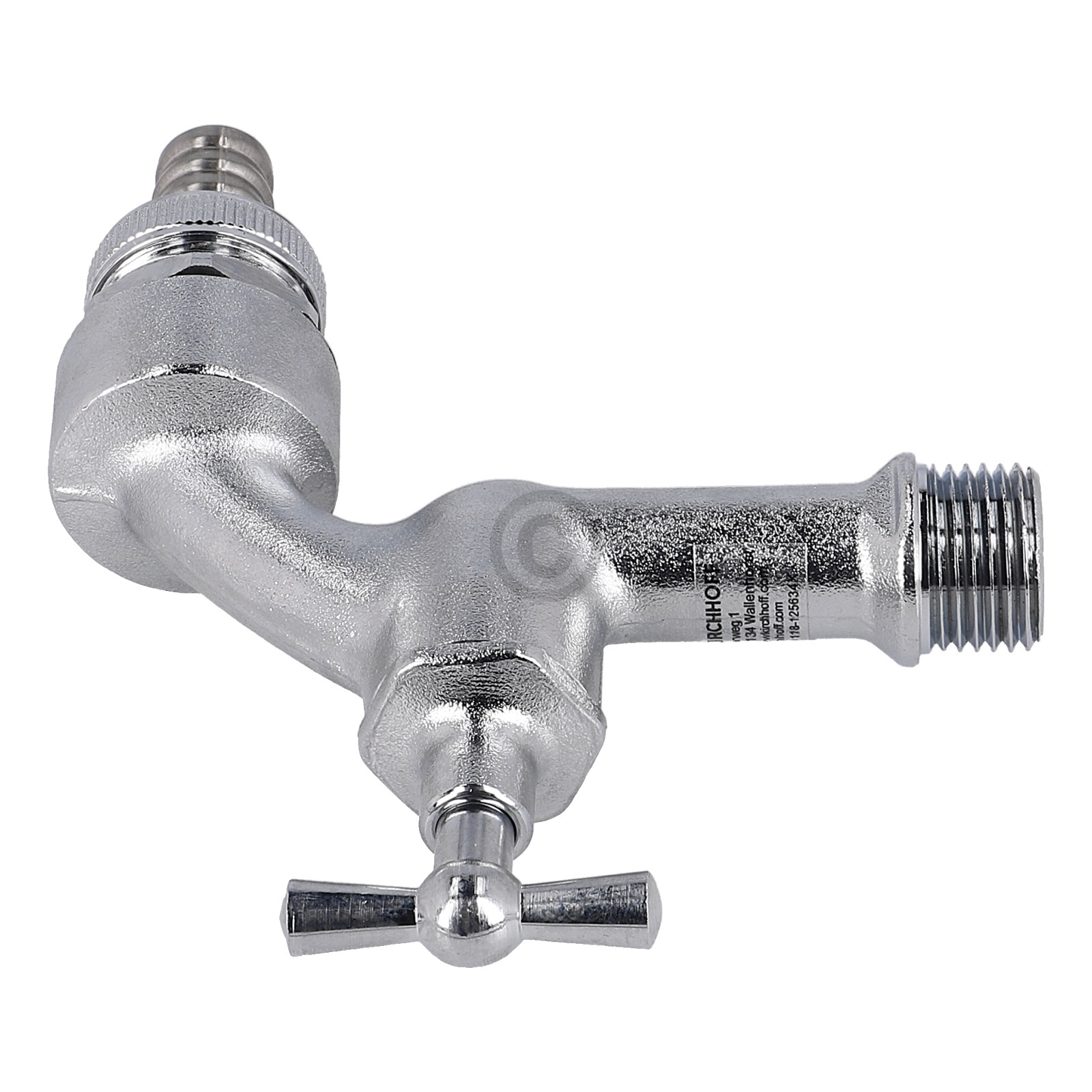 Auslaufhahn 1/2" matt mit 3/4" Schlauchanschluss KIRCHHOFF 98619118 KIRCHHOFF