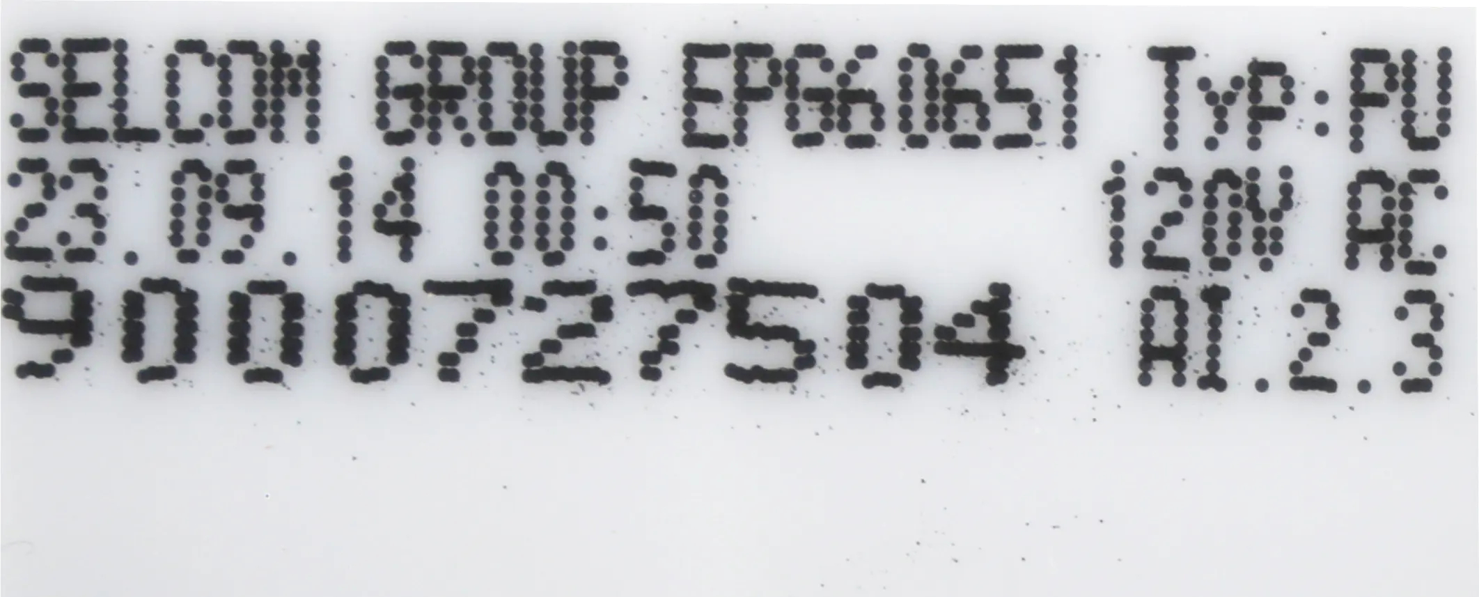 Steuerungsmodul programmiert 00654707