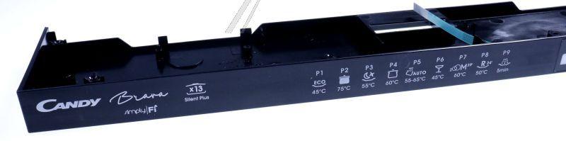 Bedienteilblende für Geschirrspüler Haier Candy Hoover 41050514 Gehäuseteil Frontabdeckung