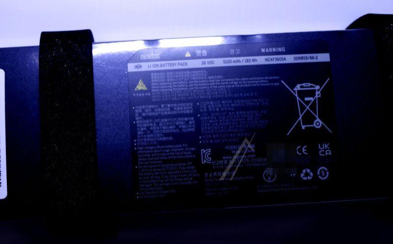 Akku Segway-Ninebot AB.50.0032.66 für E-Scooter Ninebot Kickscooter D18