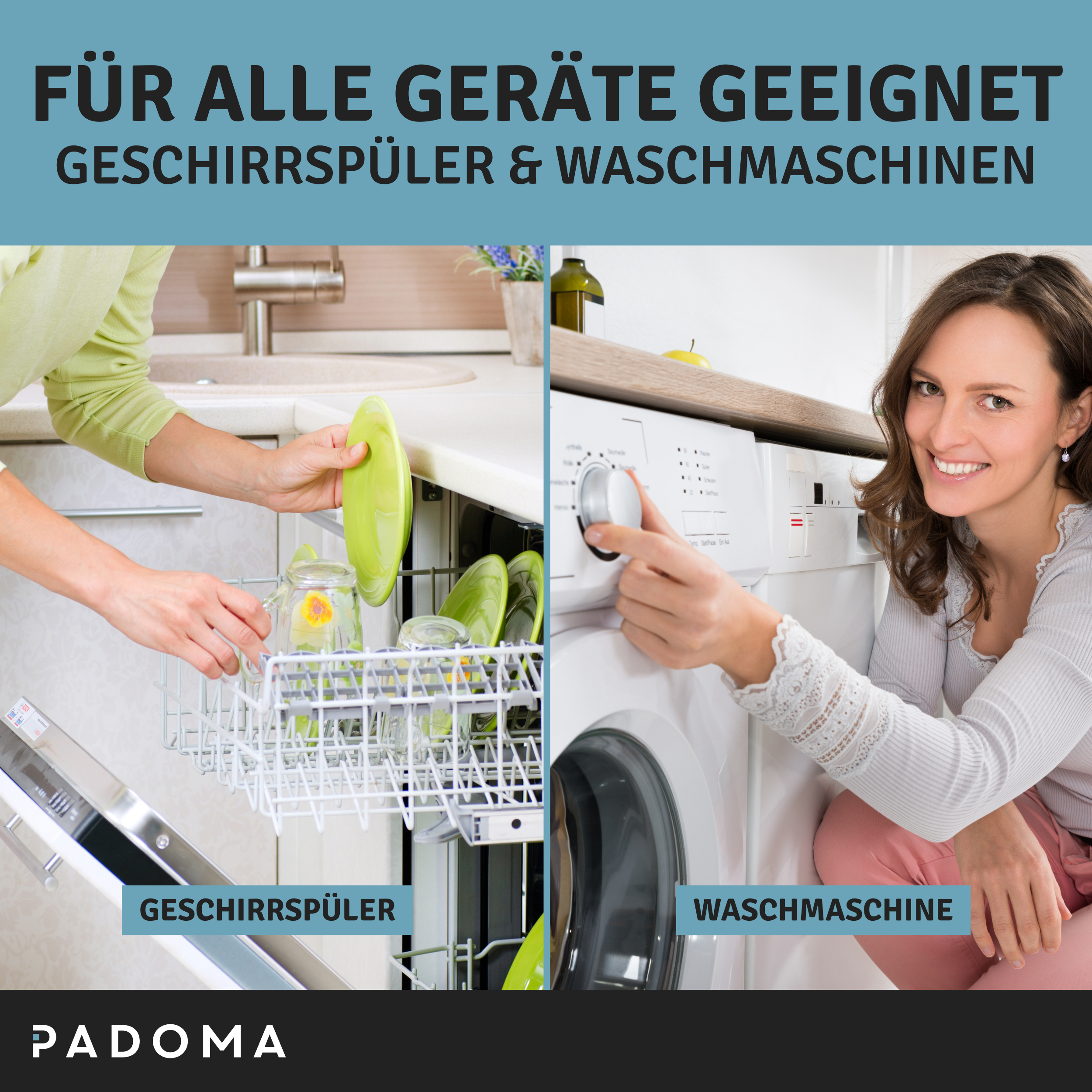 Padoma Profi Maschinenpfleger 4 x 150 g Jahrespack