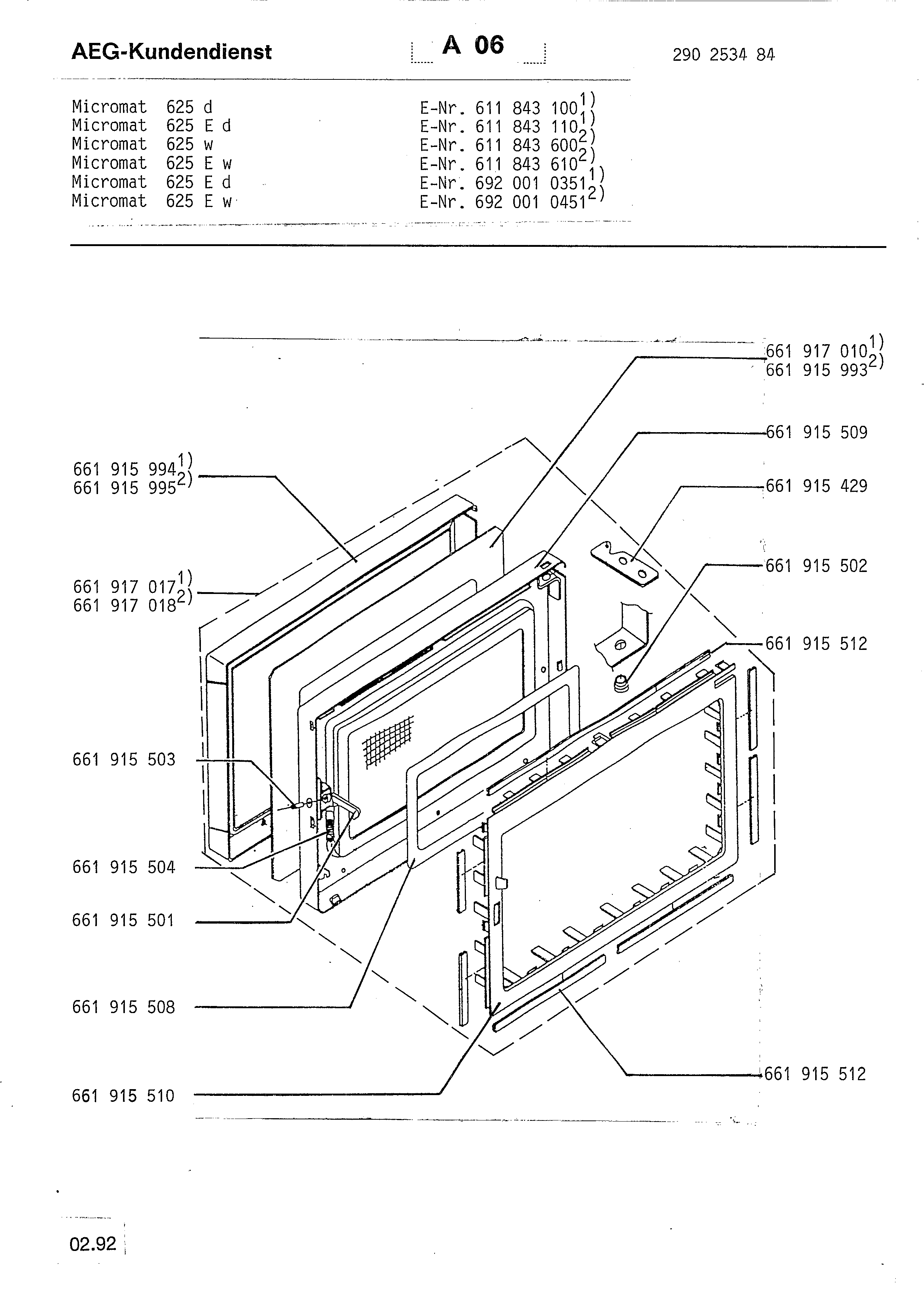 Ersatzteile_Micromat_625_E_D_61184311000_Bild_1