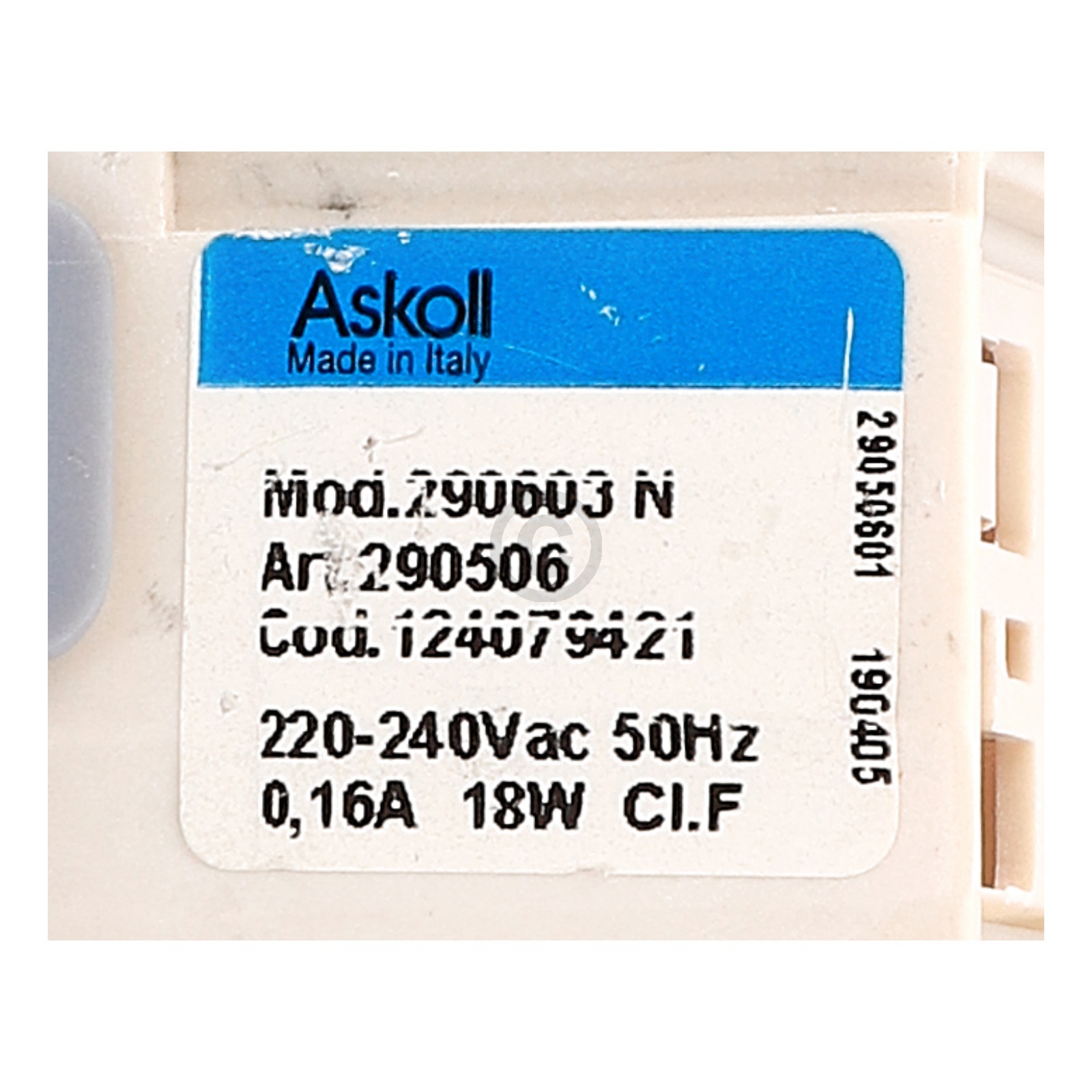 Umwälzpumpe wie AEG 50241445001 Askoll 290603N für Waschmaschine