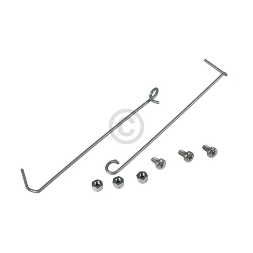 Federset wie Whirlpool 481209498005 für Trommeldeckel Waschmaschine Toplader