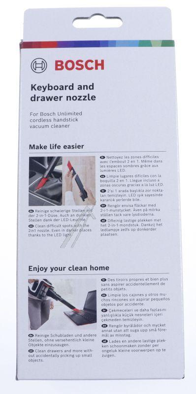 Möbeldüse für Staubsauger Bosch Siemens 17008527 Tastatur- und Schubladendüse