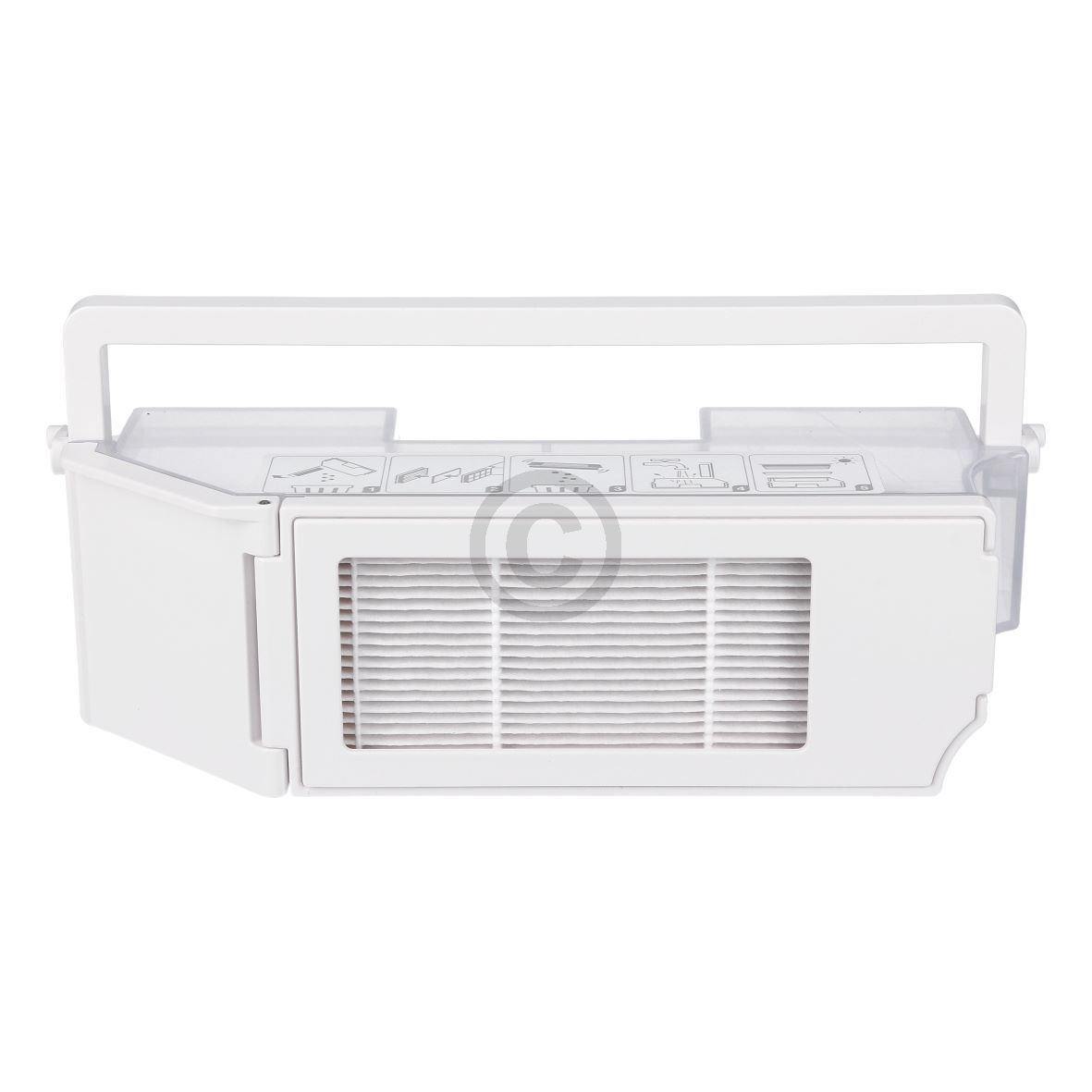 Staubbehälter weiß Ecovacs 201-2113-0039 für Staubsauger-Roboter