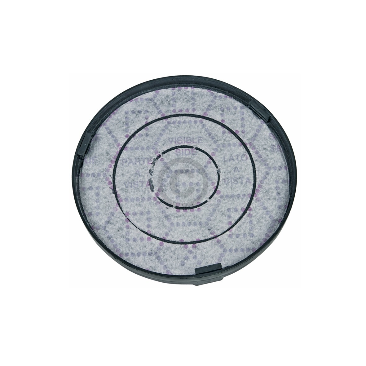 Kohlefilter Ø 196mm Wpro antibakteriell 481281718552 Wpro, Indesit Hotpoint C00090697