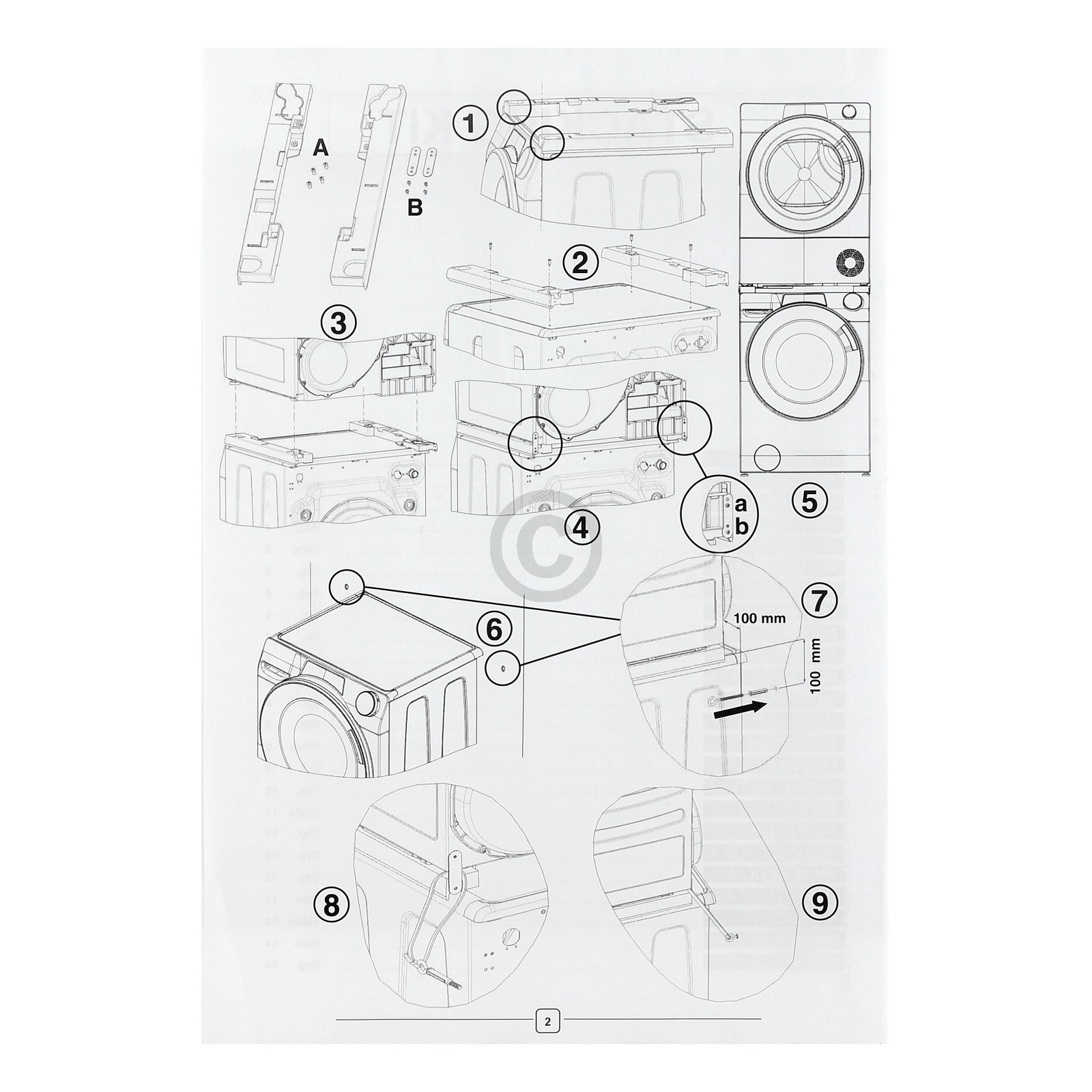 Wassertank für Waschmaschine Candy 35602393 Komplett, robust