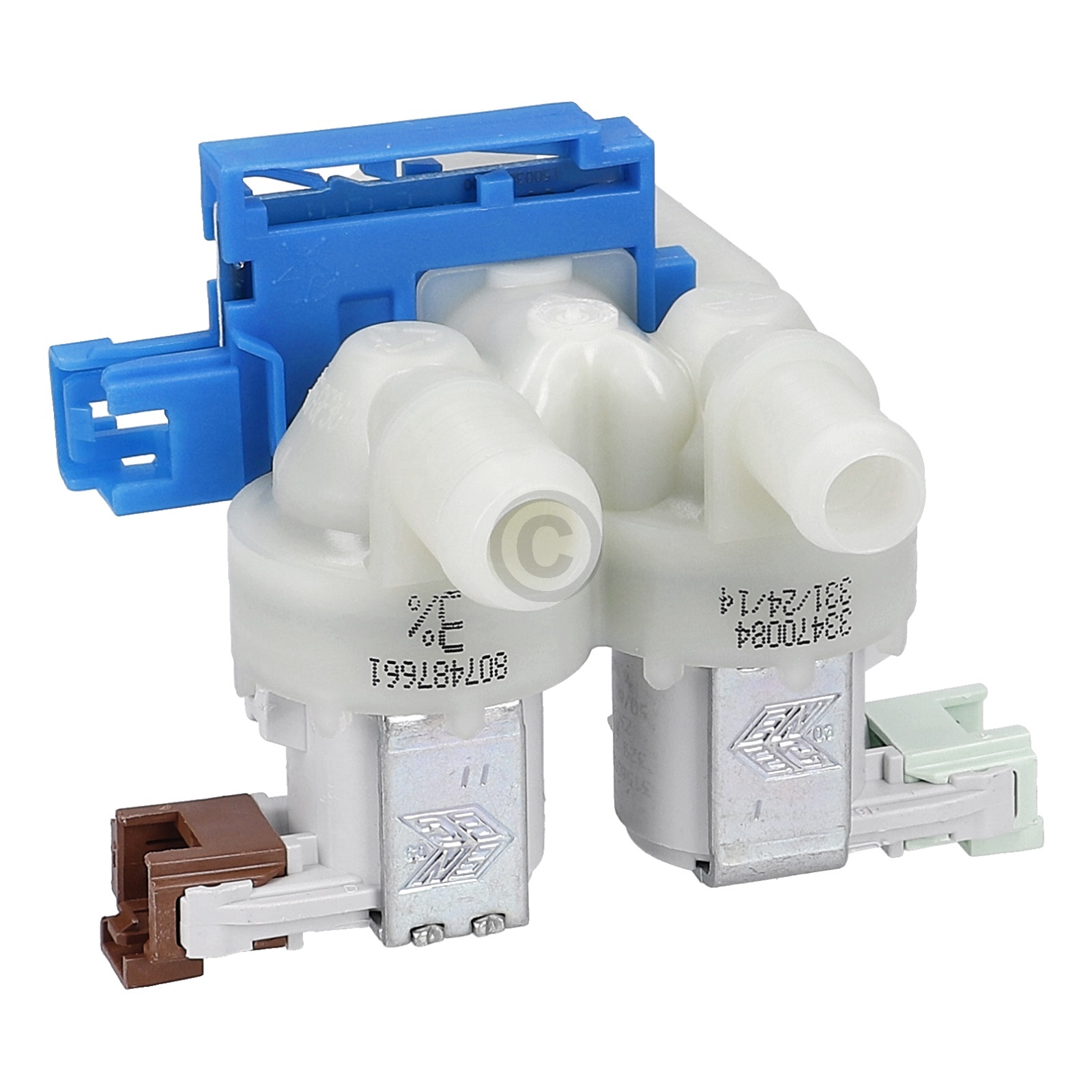 2-Wege-Elektroventil für Waschmaschine Electrolux AEG 8588074876612 Durchfluss