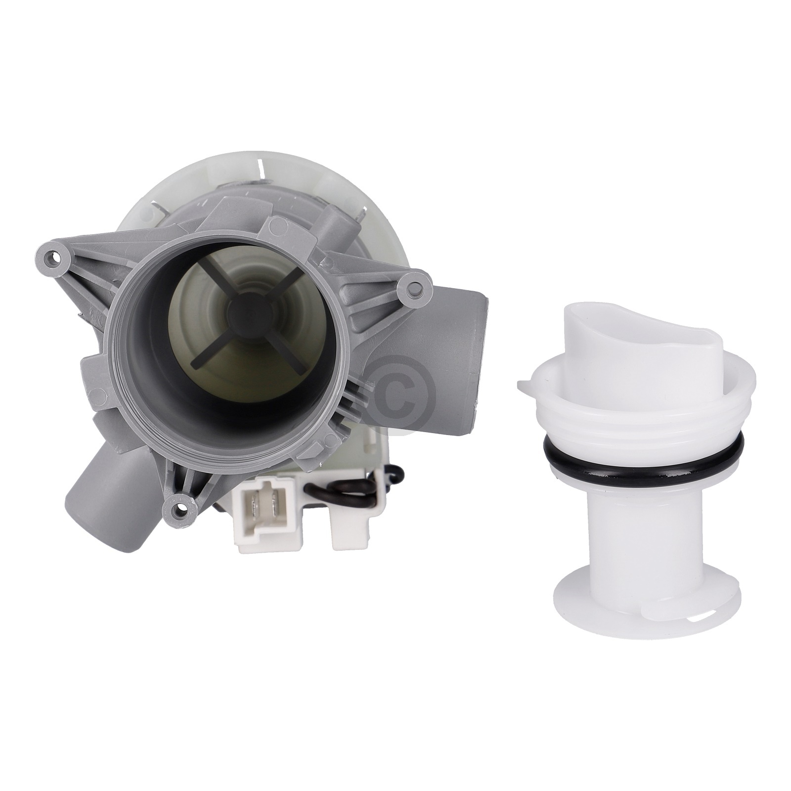 Ablaufpumpe beko 2840941600 Arcelik SPW165250E31P-01 mit Kopf Sieb für Waschmaschine