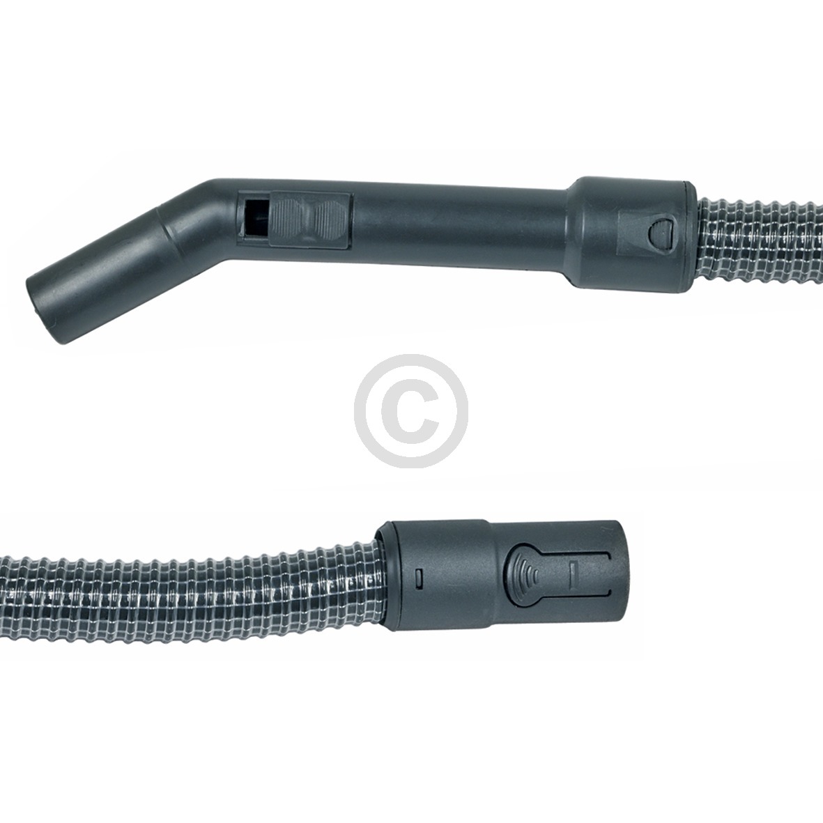 Staubsaugerschlauch 1,9m wie SIEMENS 00289146 verstärkt mit Handgriff 35mm Zubehör-Ø und Geräteanschlussstück