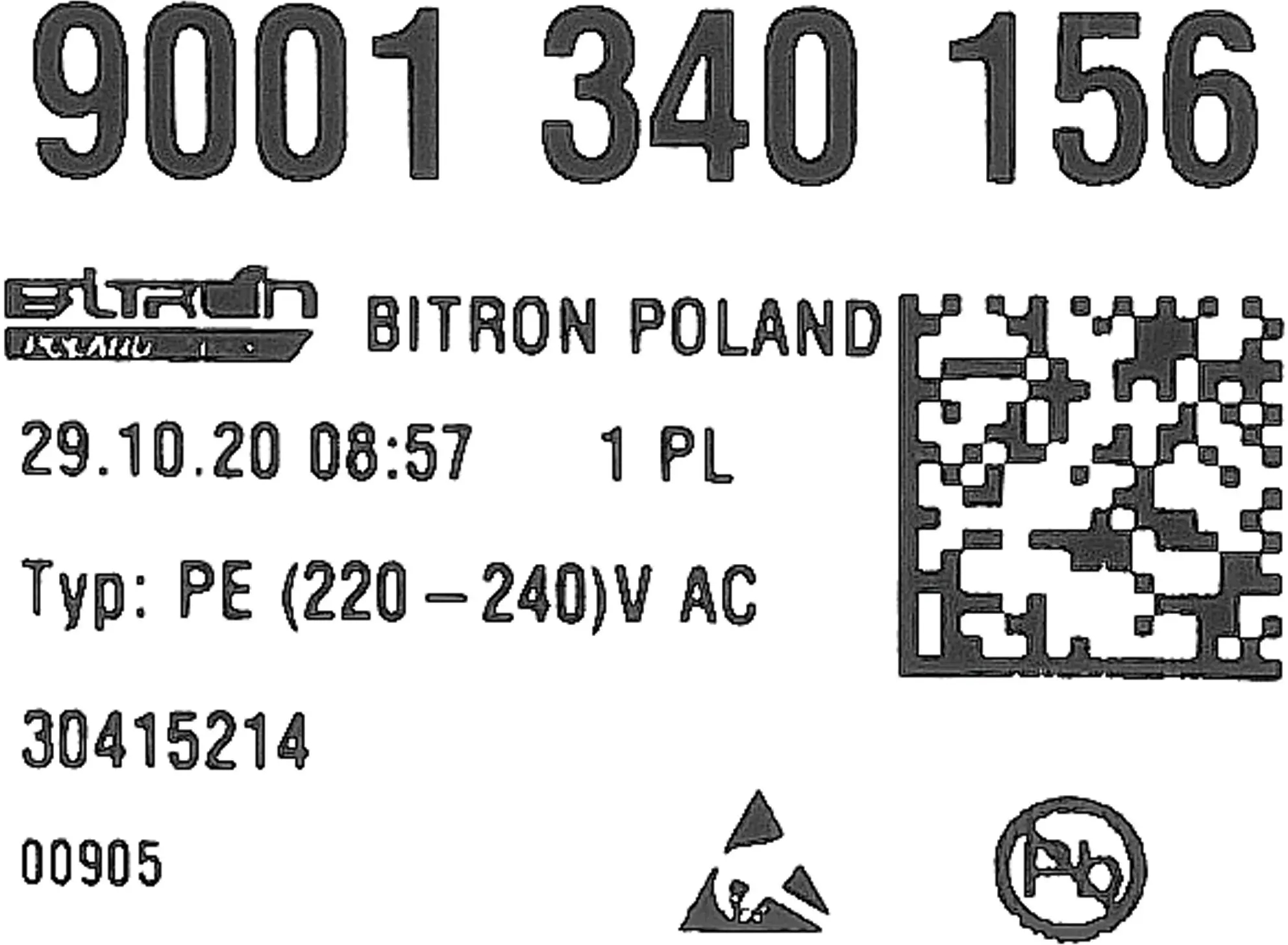Leistungsmodul programmiert 12011490