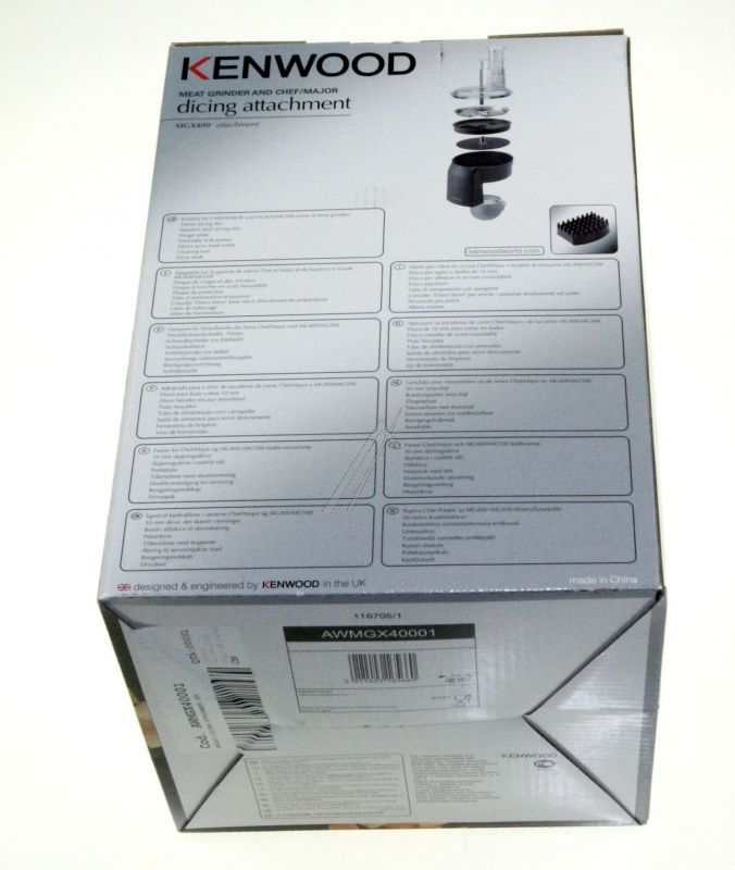 Würfelschneider MGX400 für Küchenmaschine DeLonghi AWMGX40001 Küchenhelfer