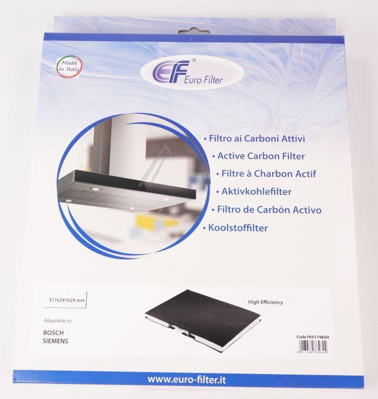 Aktivkohlefilter für Dunstabzugshaube Bosch Siemens DHZ5346 Eurofilter FKS174 Geruchsfilter
