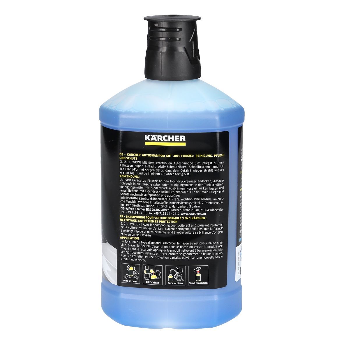 Autoshampoo 3-in-1 Kärcher 6.295-750.0 RM610 für Hochdruckreiniger 1Liter