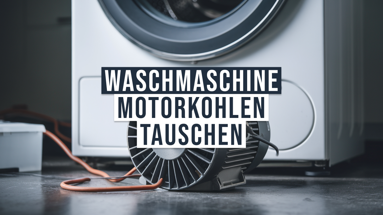 Motorkohlen einer Waschmaschine tauschen