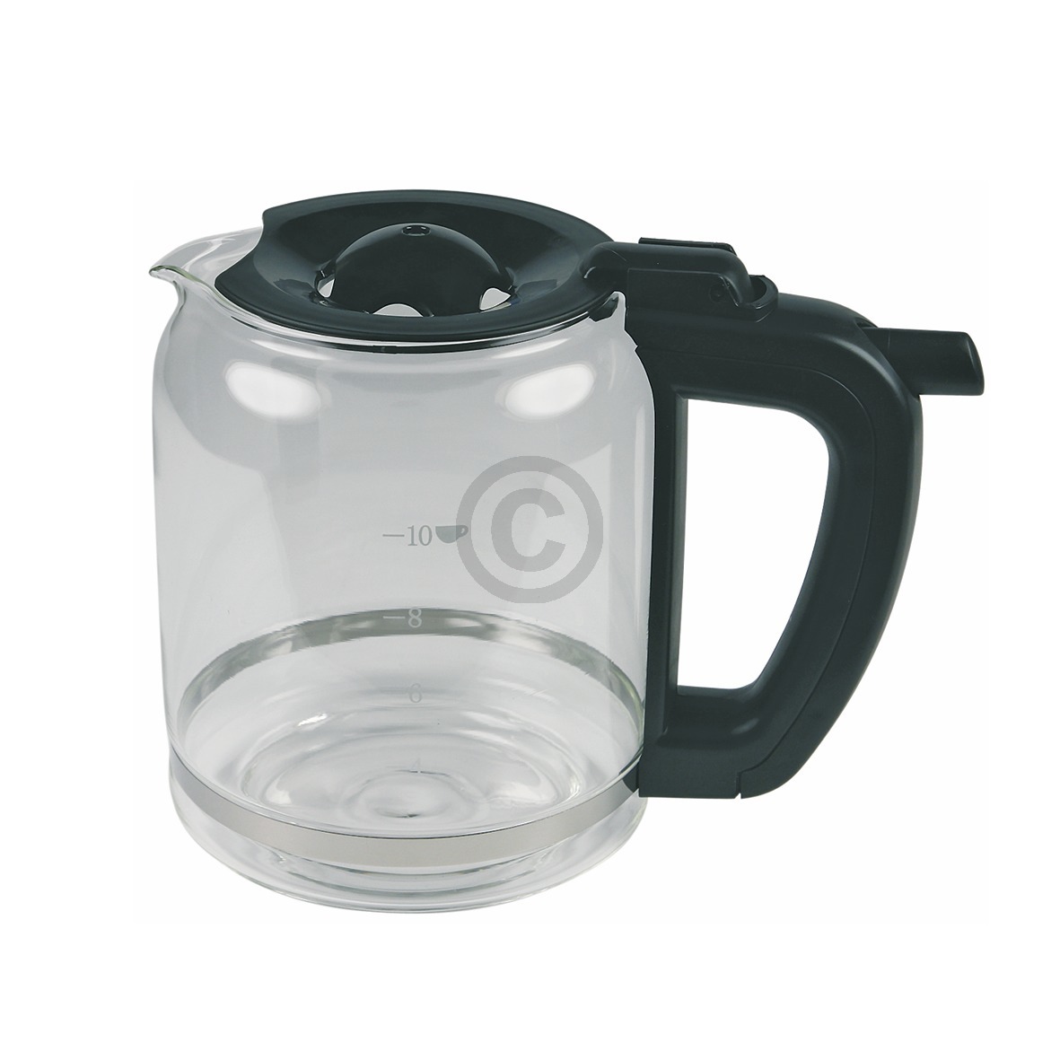 Glaskanne UNOLD 2801640 Kaffeekanne mit Deckel für Filterkaffeemaschine