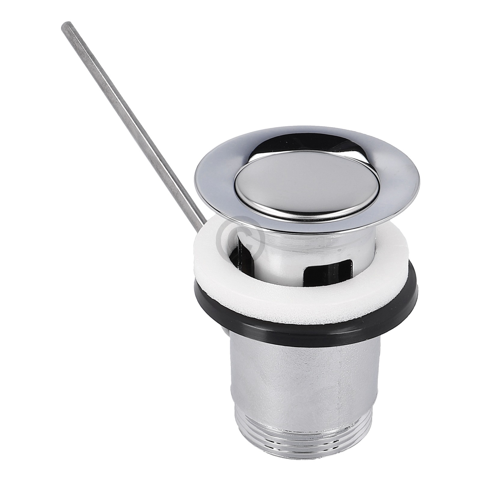 Ablaufgarnitur 1 1/4" mit Exzenter und Stopfen chrom BLUPARTS für Waschbecken