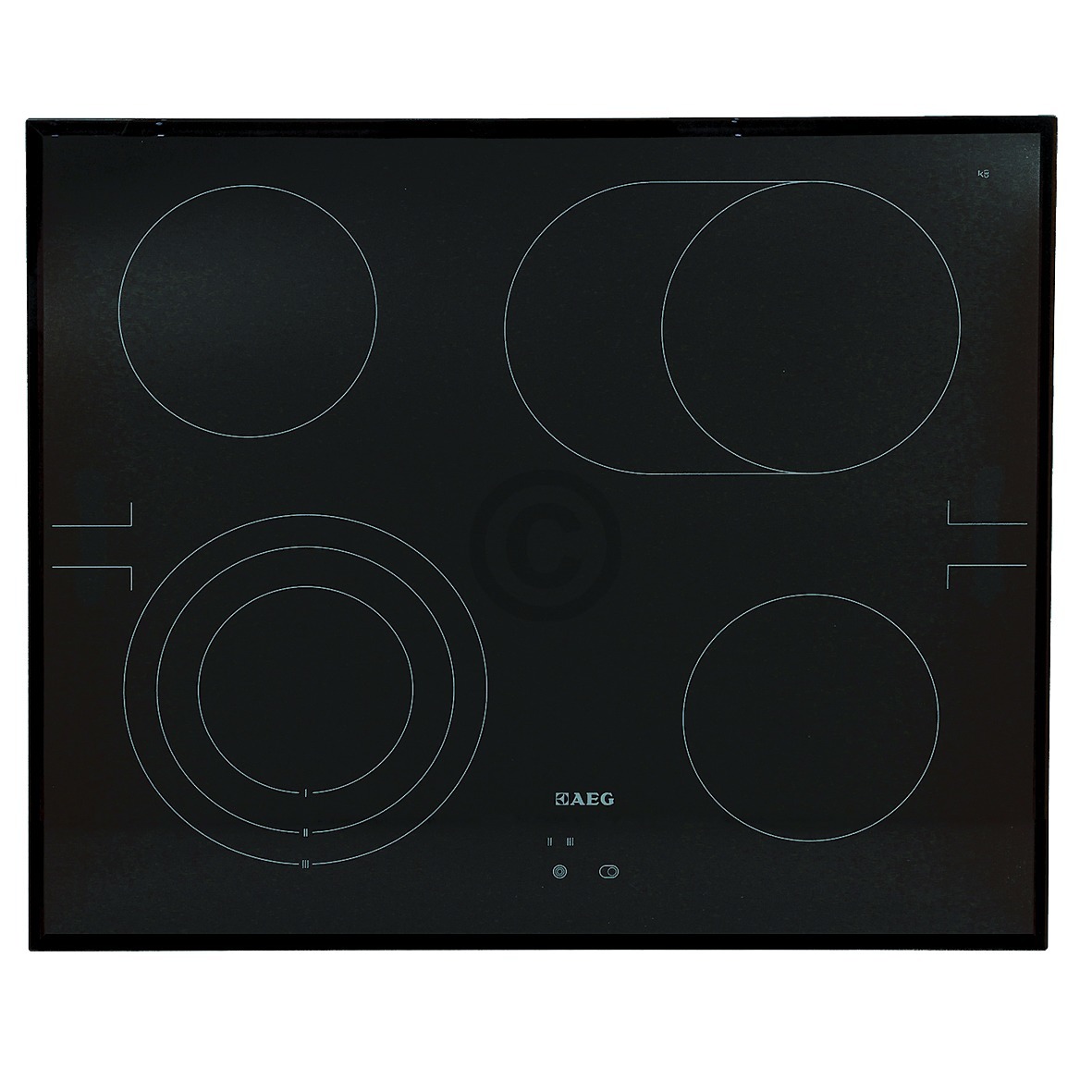 Glaskeramikplatte AEG 561301511/3 für Kochfeld Herd