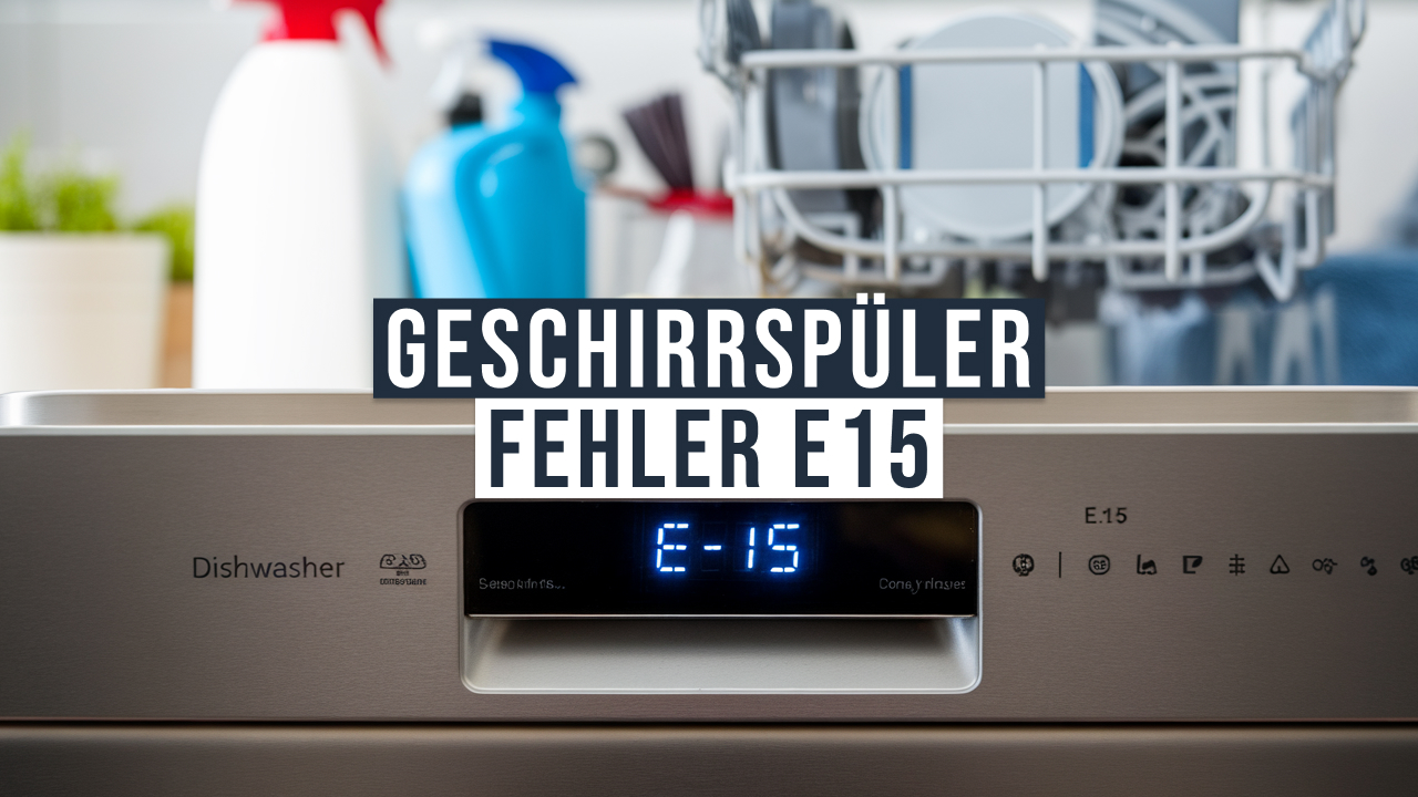 Fehlercode E15 Bosch Siemens Geschirrspüler - Fehleranalyse