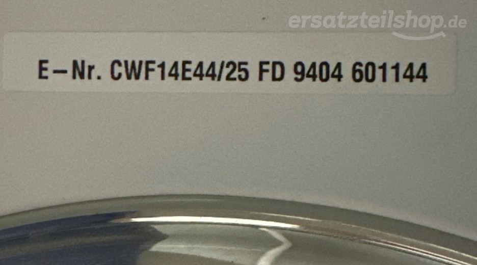 Typenschild Constructa CWF14E44/25