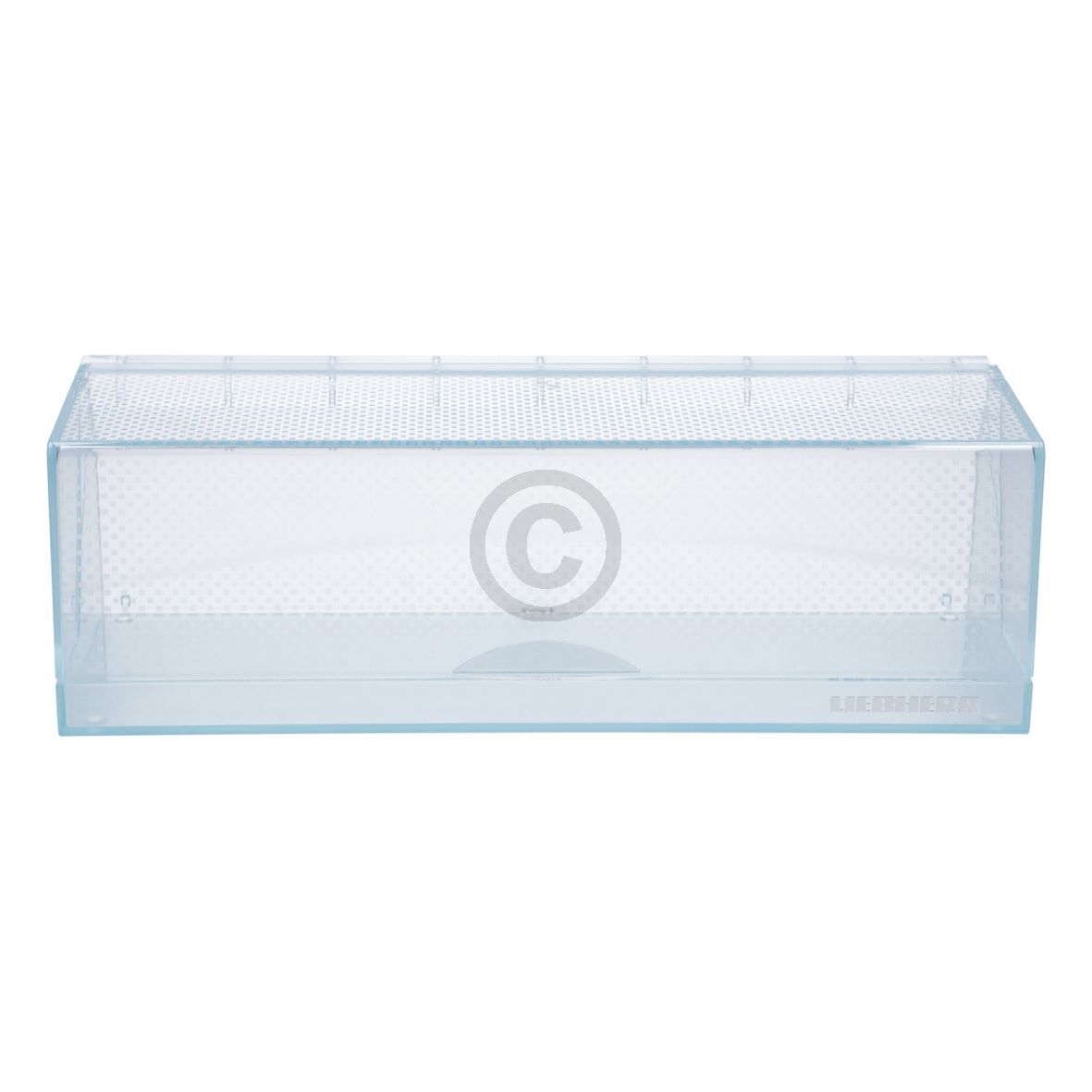 Abstellfach Butter-/Käsefach groß, 90mm hoch, bedruckt "Liebherr" 9031106