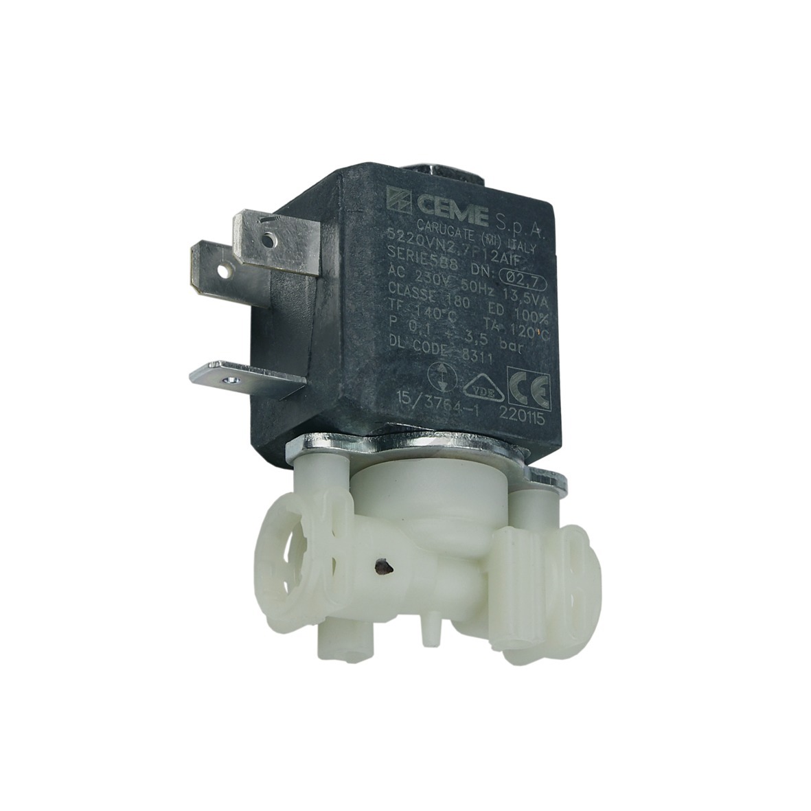 Magnetventil mit zwei Abgängen DeLonghi 5213218311 für Kaffeemaschine