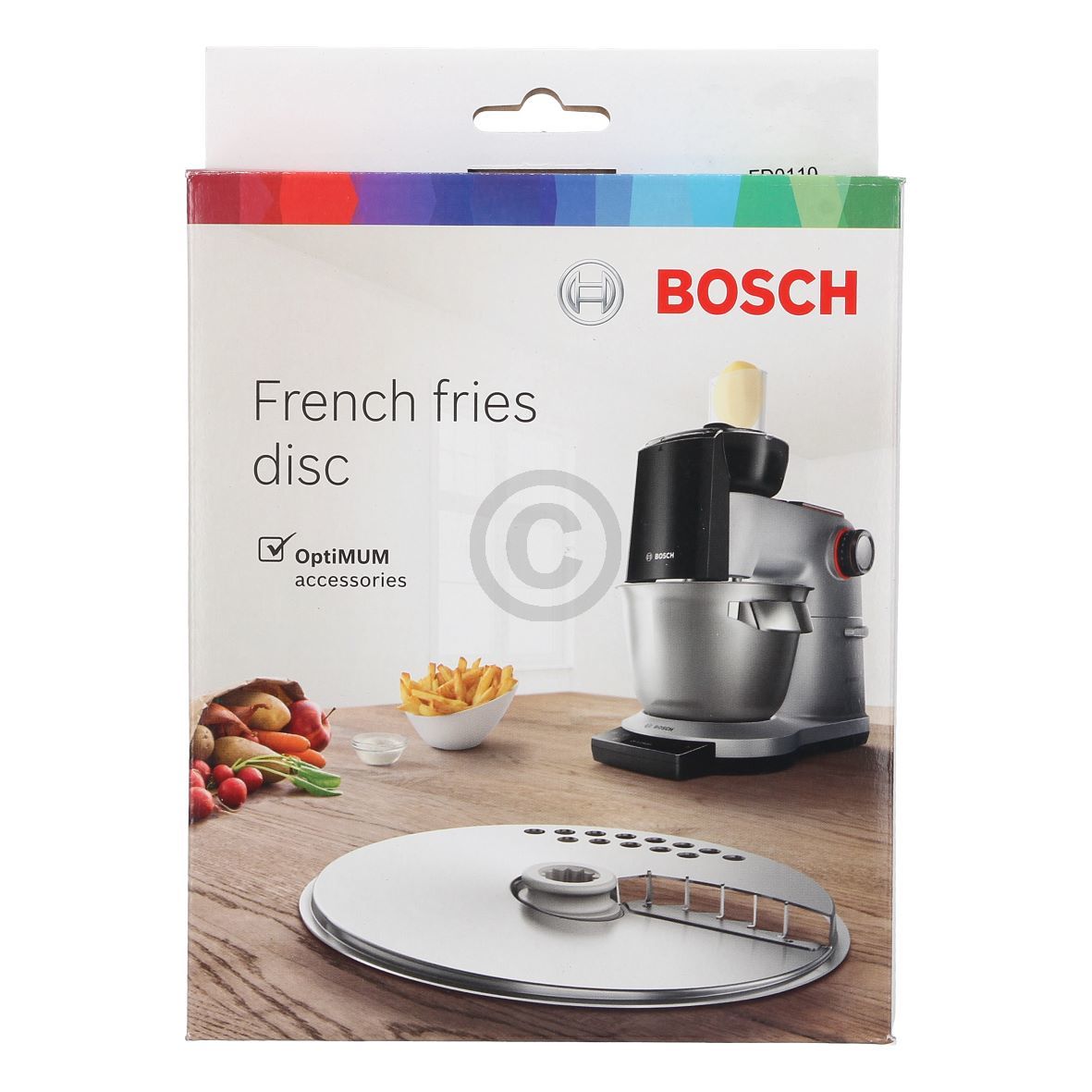 Pommes-Frites-Scheibe BOSCH MUZ9PS1 17000938 für MUM9 Küchenmaschine