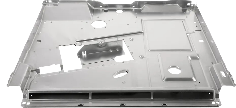 Luftleitblech für Mikrowelle Bosch 20002656 Hitzeverteilung, Edelstahl