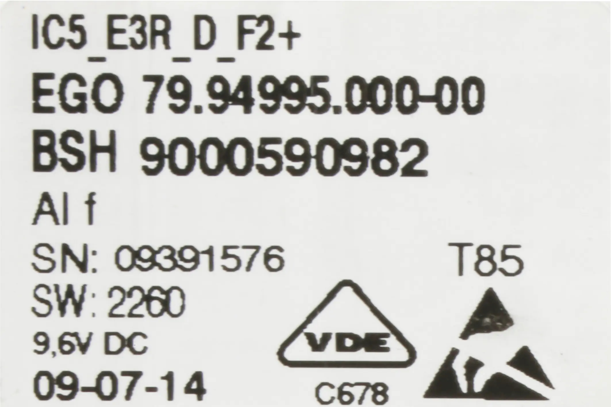 Steuerungsmodul 00657698