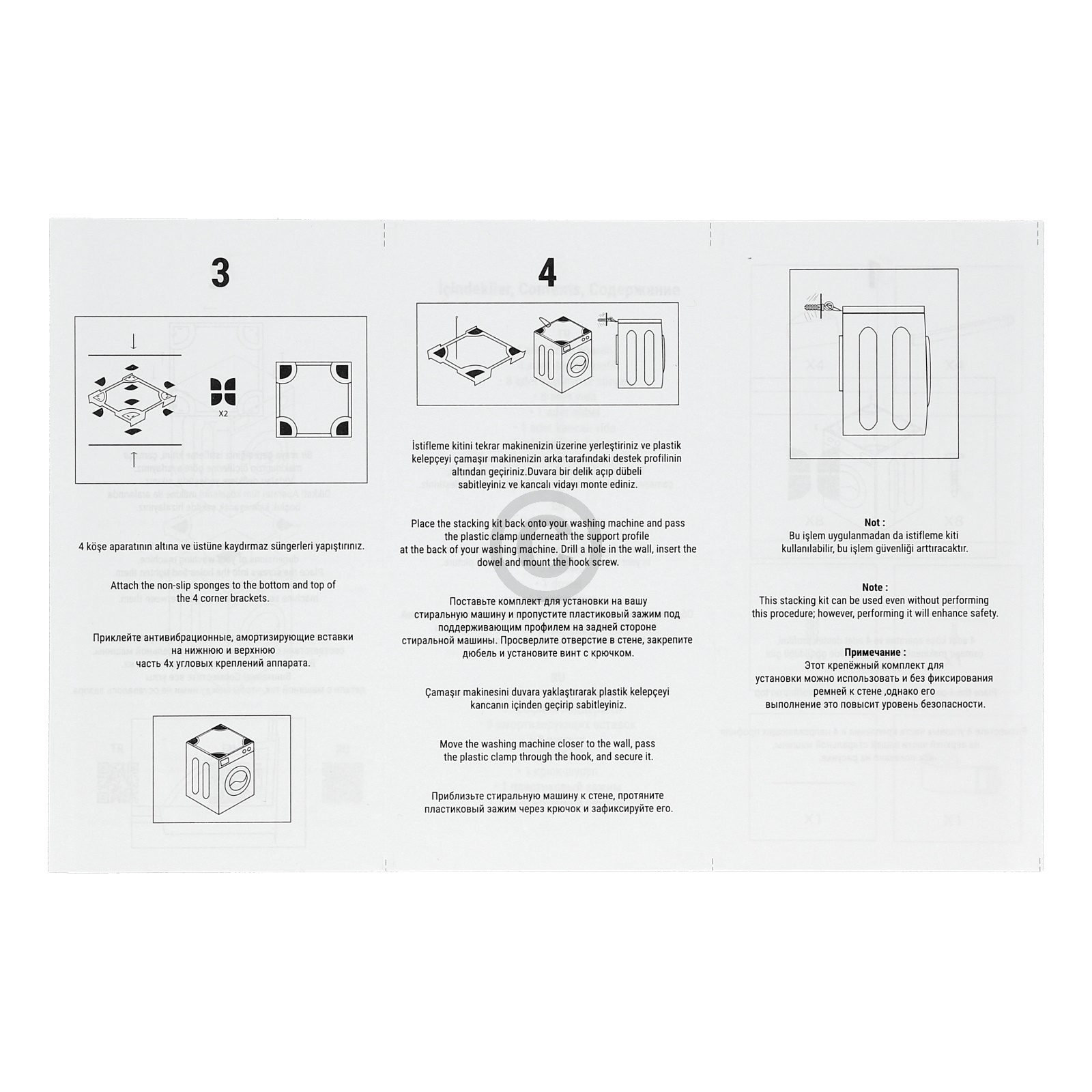 Zwischenbaurahmen BLUPARTS - KOMPATIBEL 10108767 für Trockner
