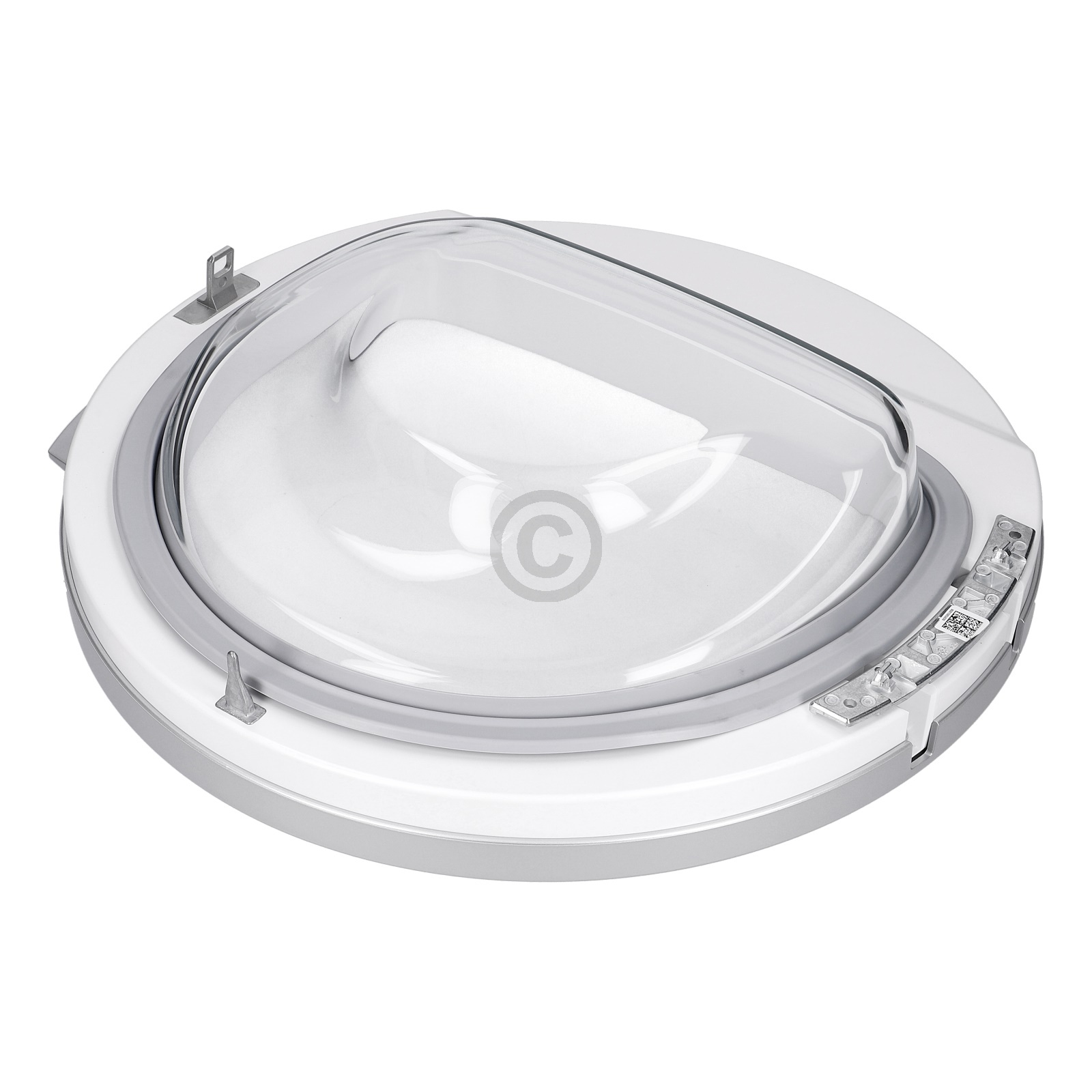 Fenster Komplette tür mit glas (silber-weiß) 11012046