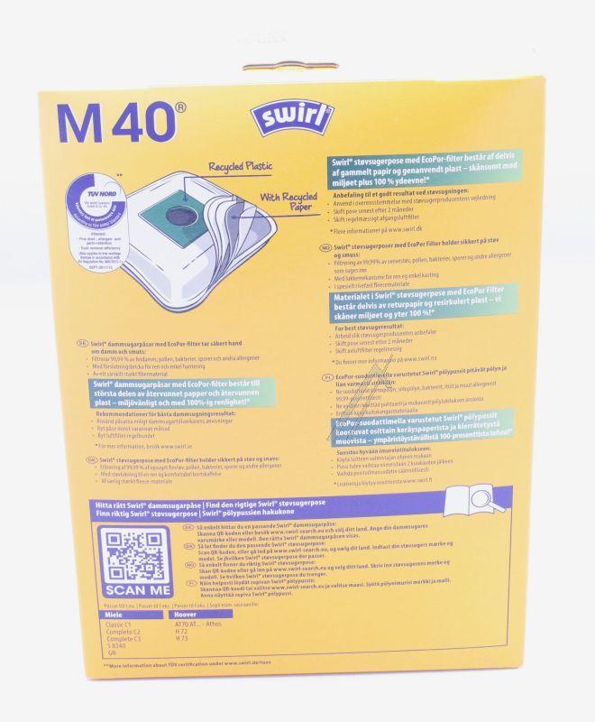 Staubsaugerbeutel für Melitta Staubsauger 6778492 Airspace Green Line 4er Pack