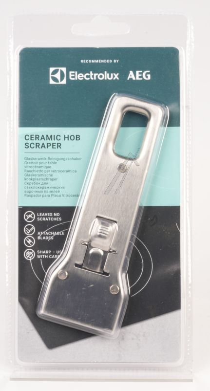 Glaskeramik-Schaber für Kochfeld Electrolux/AEG 9029865327 Reinigung