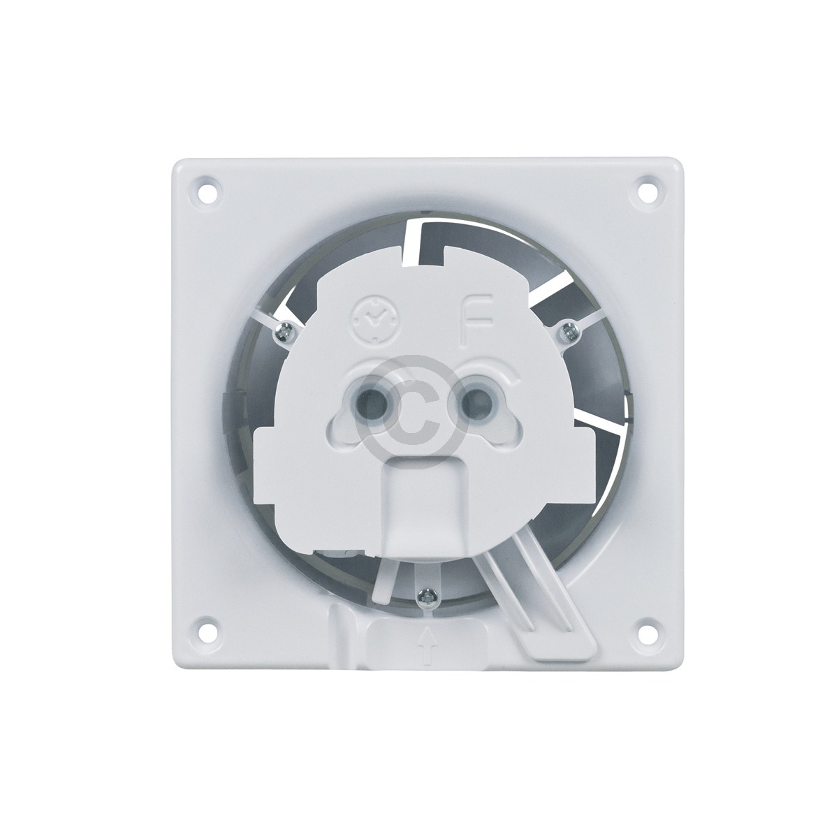 Wohnraumventilator 100erR weiß mit Kugellager Timer für Wand Decke Bad Toilette etc