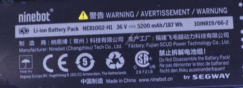 Externer Akku Segway-Ninebot 14.02.0019.30 für E-Scooter ES1 ES2 ES4 F20D MAX G30LD