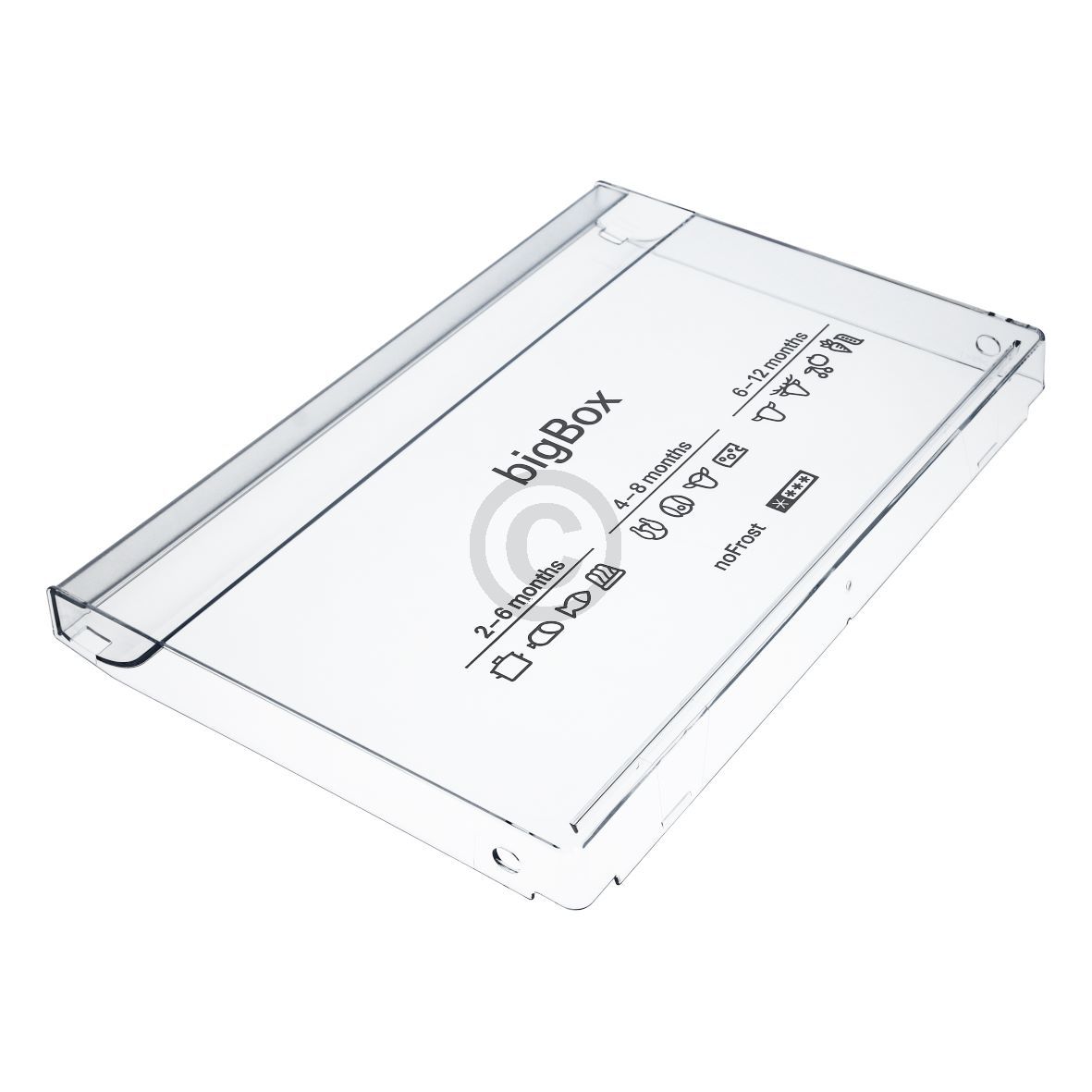 Schubladenblende für BigBox Gefrierteil SIEMENS 00744717 in KühlGefrierKombination