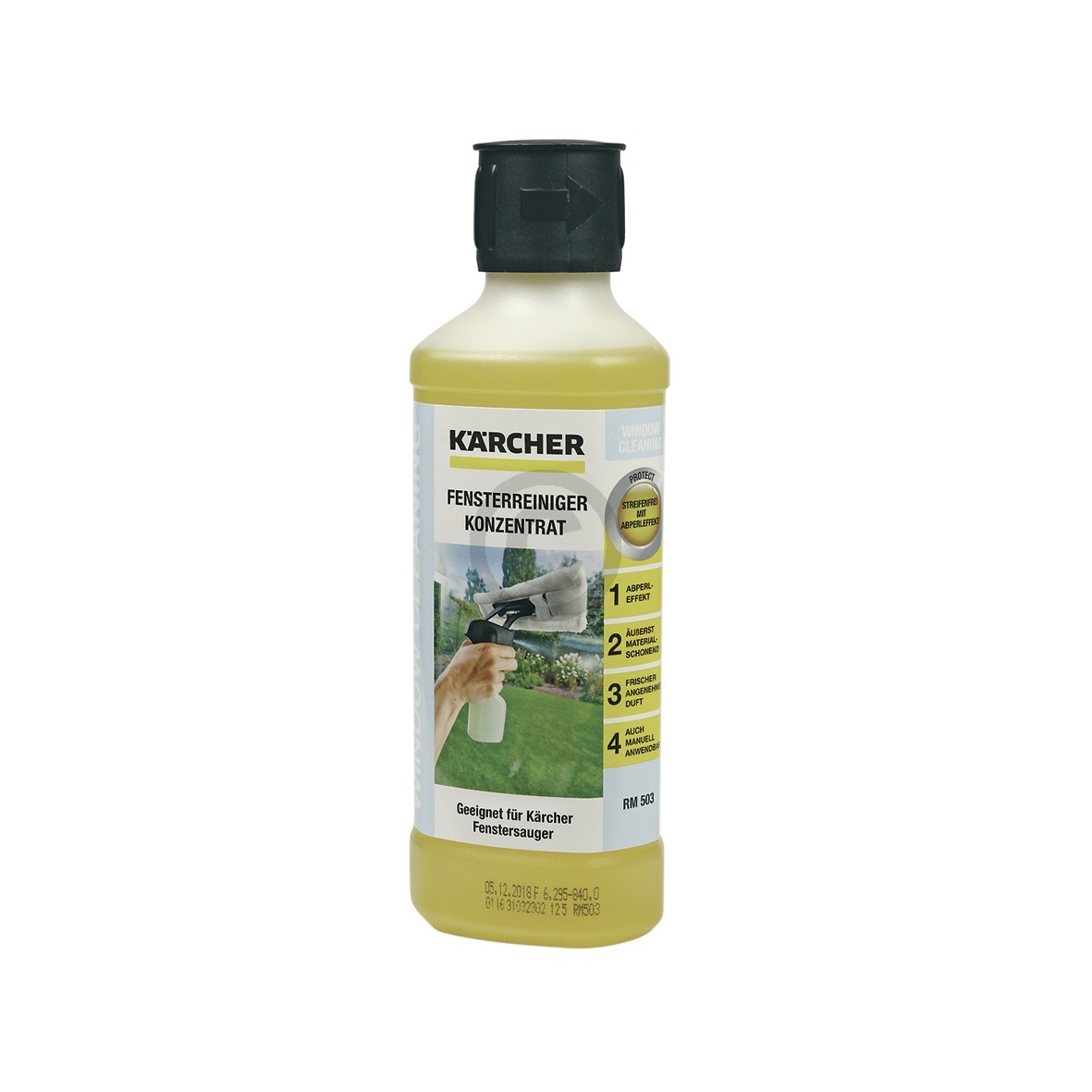 Fensterreiniger-Konzentrat Kärcher 6.295-840.0 RM503 für Akku-Fenstersauger, 500 ml