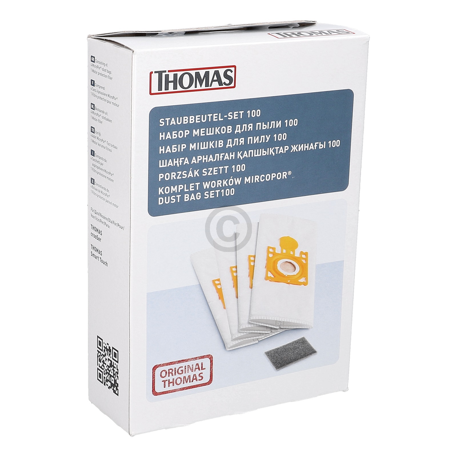 Staubsaugerbeutel-Set Thomas 787252 100 Stück