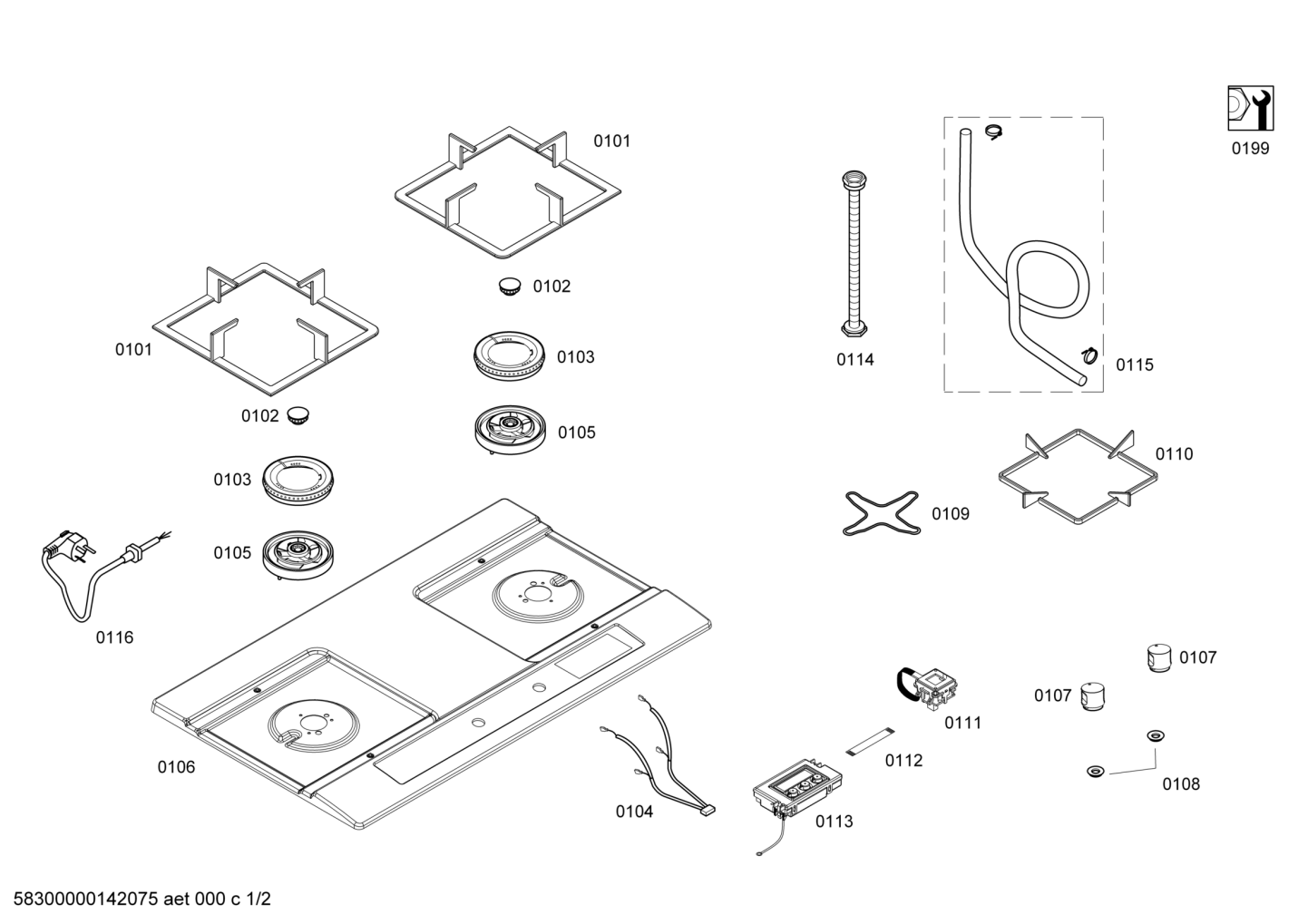 Ersatzteile_ER75K253MX_2F01_Bild_1