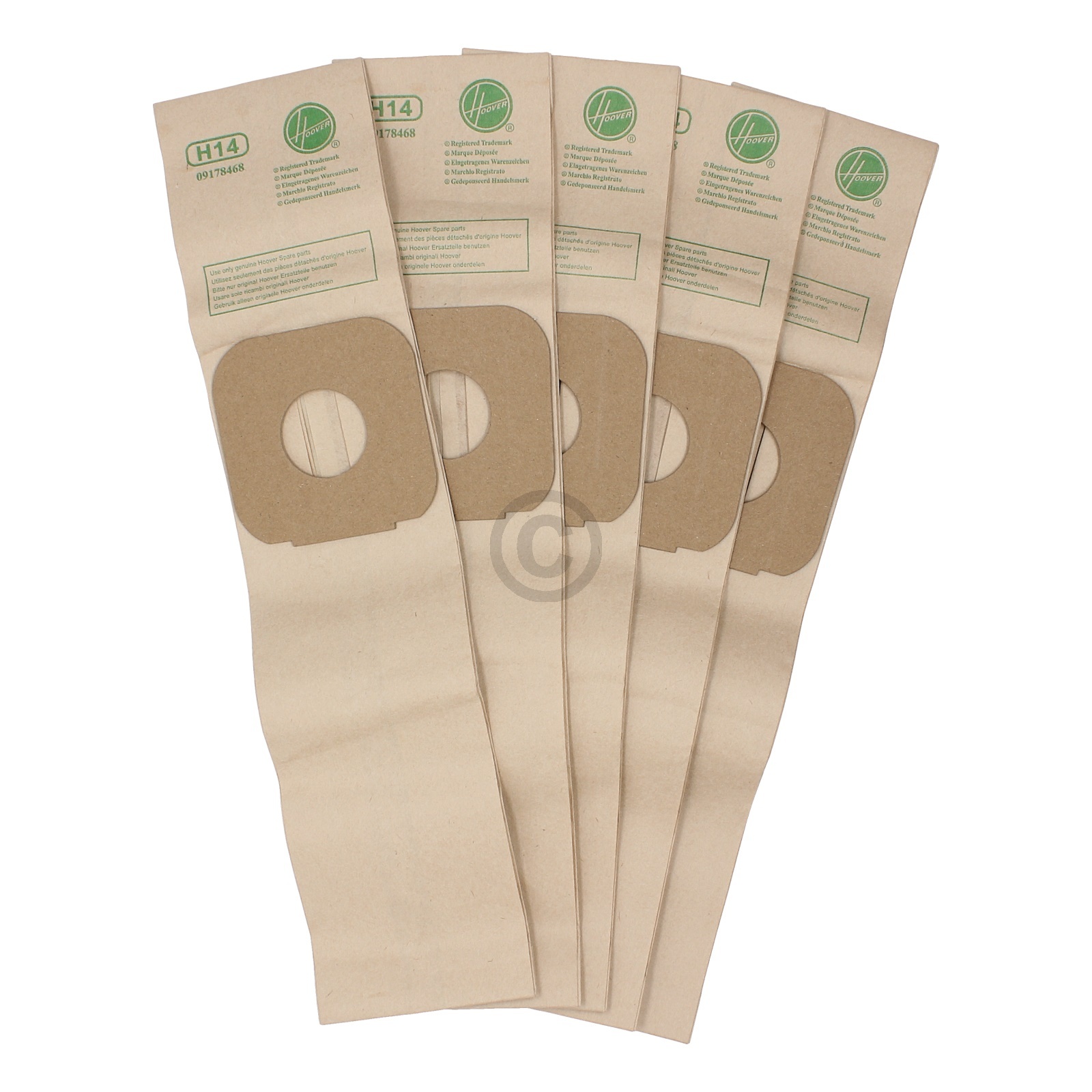 Filterbeutel HOOVER H14 09178468 für Stielstaubsauger 5Stk