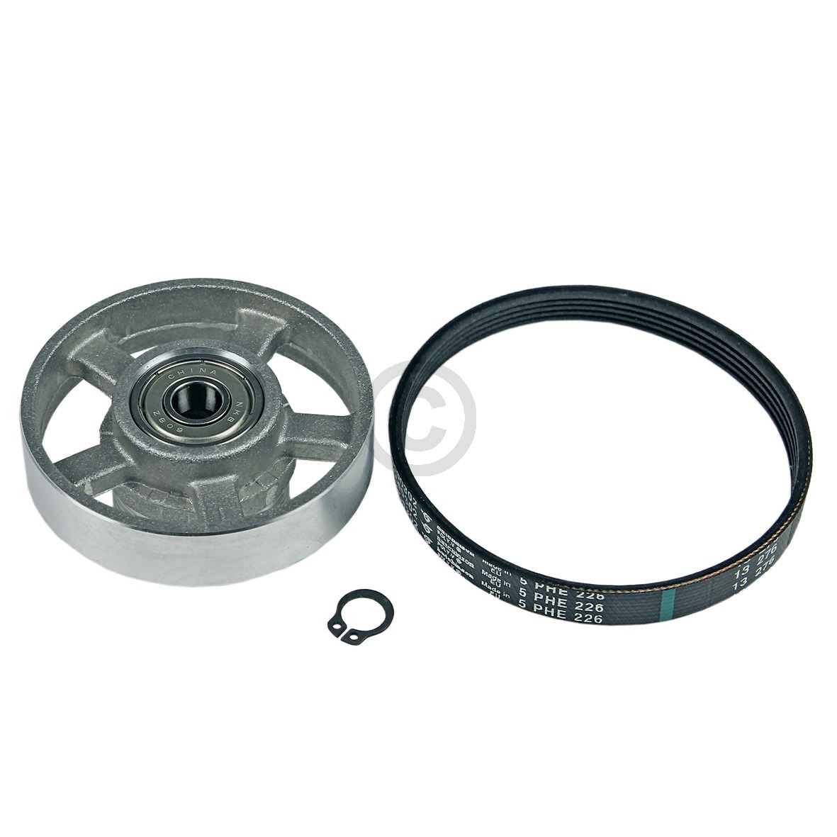 Riemenscheibe Blomberg 492204401 mit Riemen 226PH5E für Trockner