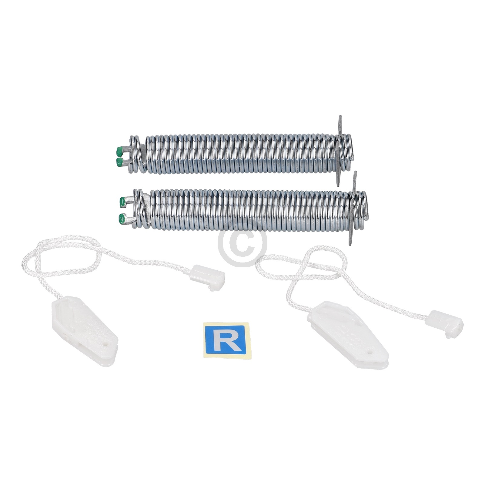 Türscharnierfedern passned für Siemens 00754870 Farbcode grün mit Seilzügen
