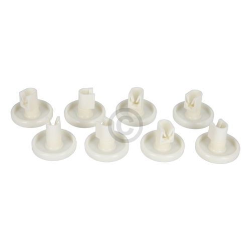 Korbrolle wie ZANUSSI 5026997100/3 für Unterkorb Geschirrkorb Geschirrspüler 8Stk