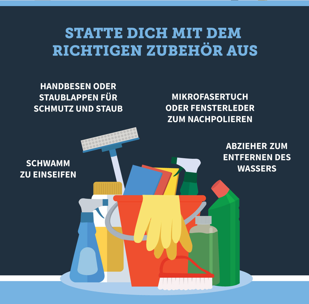 Fenster putzen ohne Schlieren Mit unseren Tipps leicht