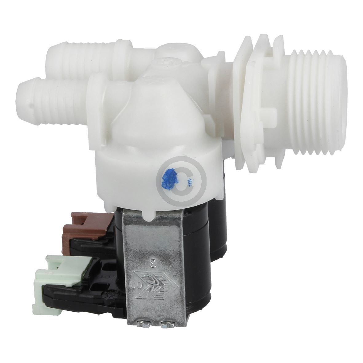 Magnetventil wie Electrolux 132518611/0 zweifach 180° 11,5mm+14,0mmØ für Waschmaschine