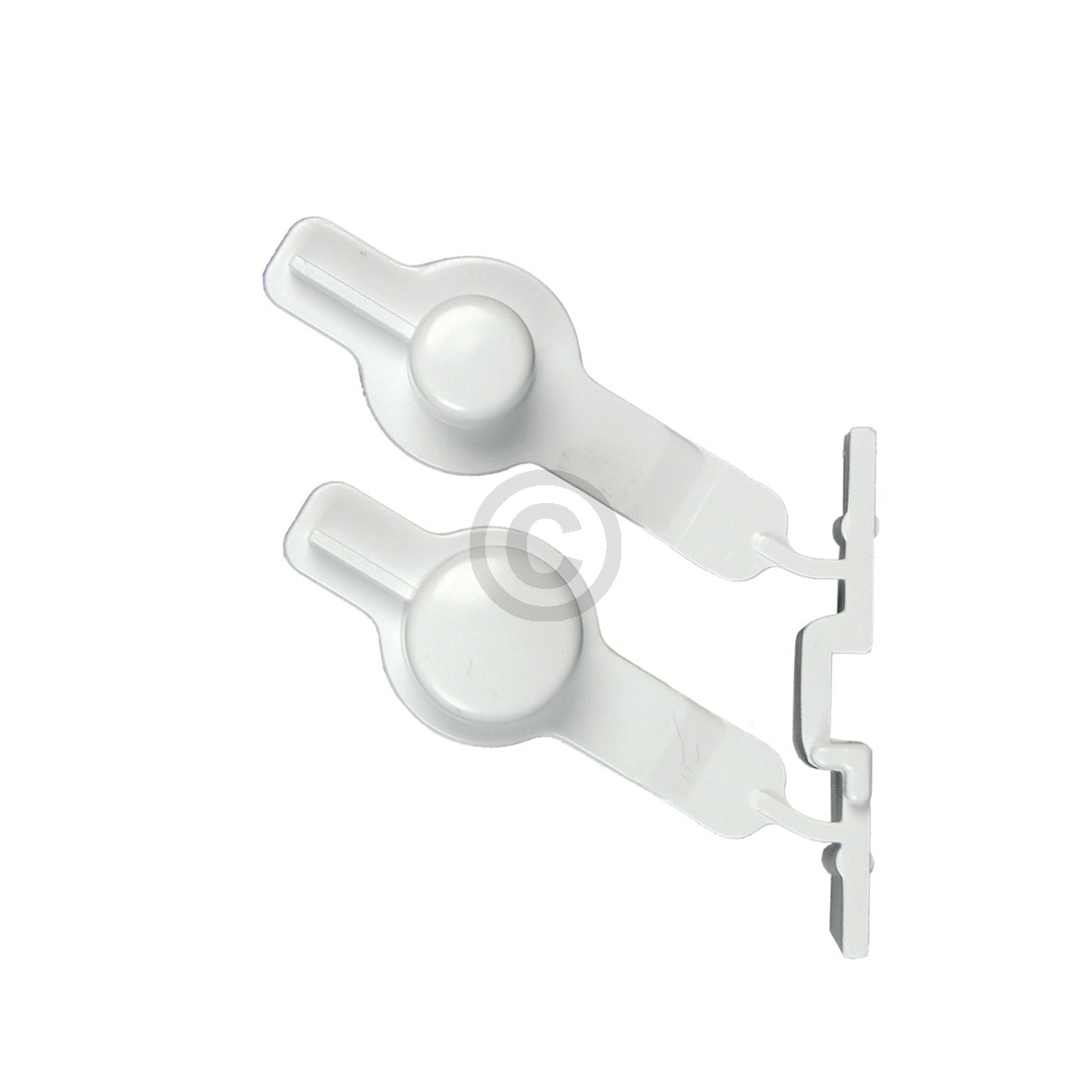 Tastenkappe weiß, 2-fach 481251318172 Bauknecht, Whirlpool, Ikea