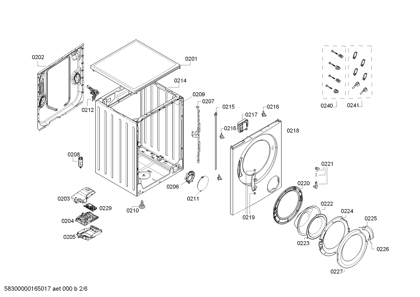 Ersatzteile_Siemens_iQ300_wash_26dry_6.5_2F4kg_WD14H368TI_2F22_Bild_2