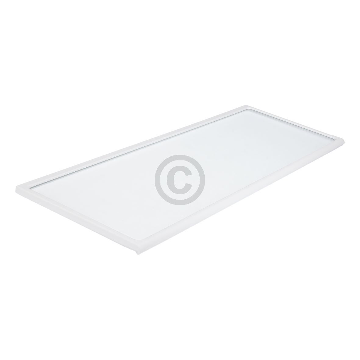 Glasplatte vorne SIEMENS 00353030 420x148mm mit Rahmen für Kühlschrank